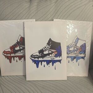 Sneaker Poster,  Wall Decor Wall Art Sneaker Nike